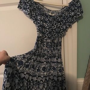 Off the shoulder dress